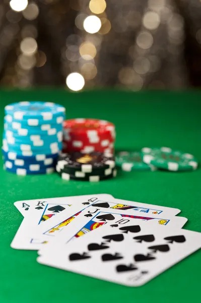 Live casino table with dealer and player interface